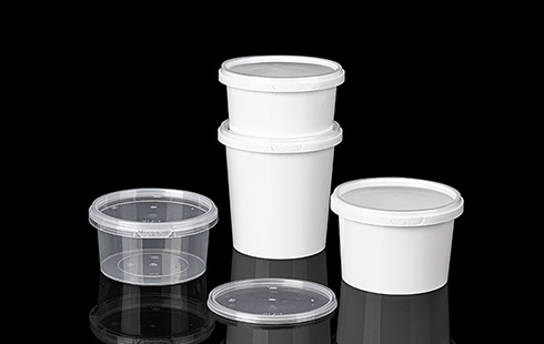 Clear Plastic Container Leak Proof With Termper Evident