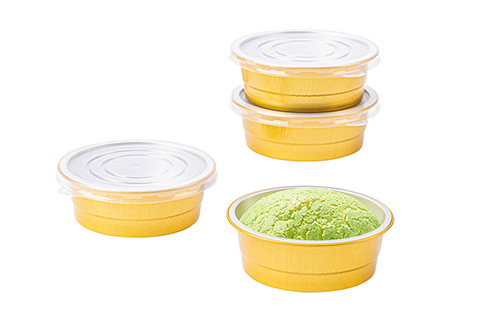 High Quality Round Aluminium Disposable Plastic Takeaway Food Containers With Lids