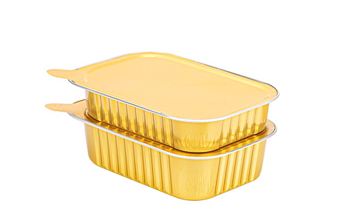 Factory Supply Disposable Aluminium Foil Container Takeaway Tray With Lid