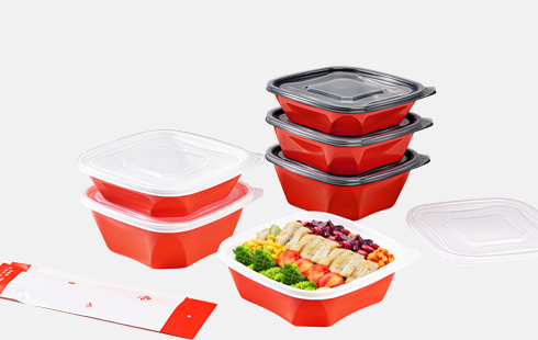 Hot Selling Disposable High-End Square Packing BoXwith lids 