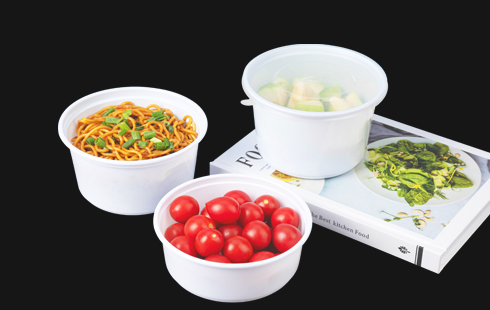 Round Disposable Plastic Take Away Food Containers With Lids