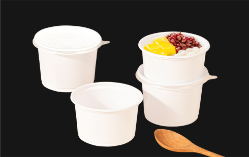 Round Disposable Plastic Take Away Food Containers With Lids