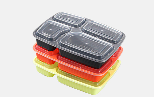 Eco friendly restaurant plastic pp microwave Disposable plastic food container meal prep hot food takeaway box packaging