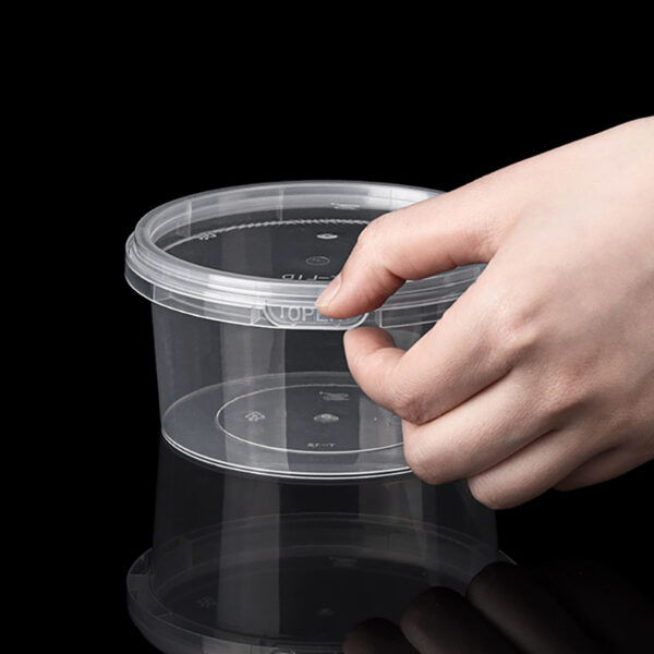 Clear Plastic Container Leak Proof With Termper Evident - 图片 3