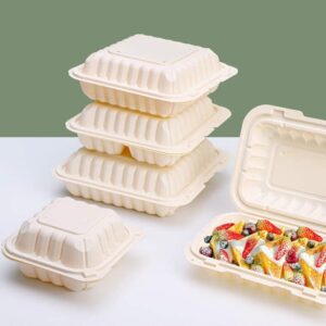 Corn-starch-material-biodegradable-clamshell-food-container