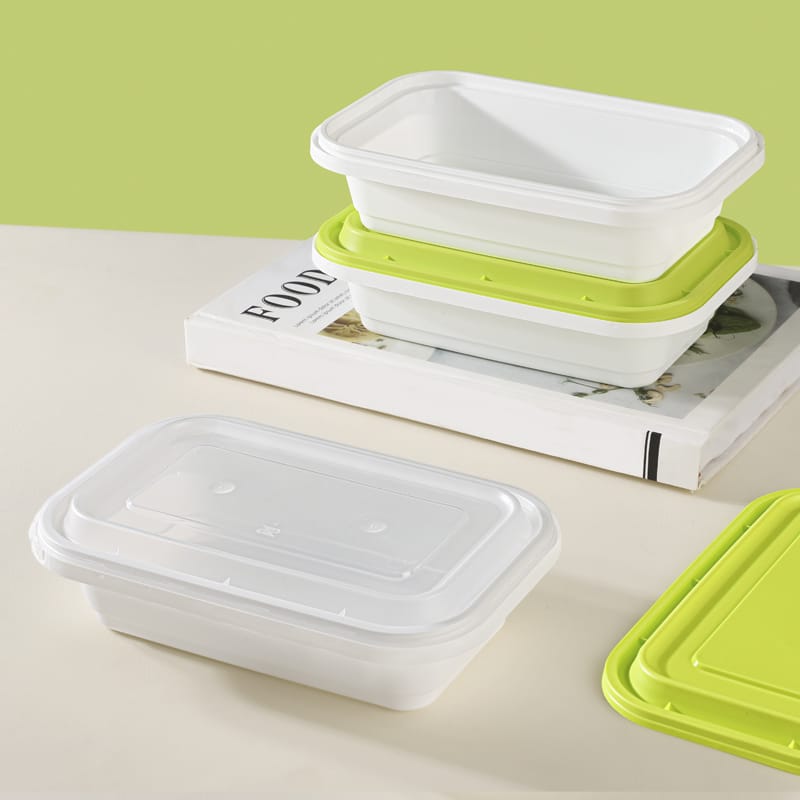 PP Injection Tamper Evident Rectangular Containers 500/650/1000ml - 图片 3