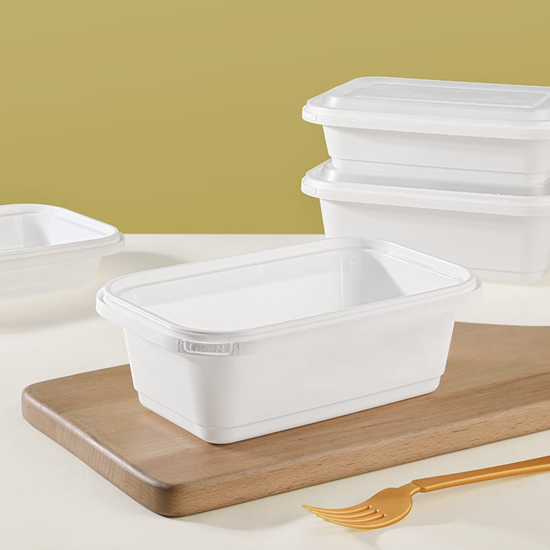 PP Injection Tamper Evident Rectangular Containers 500/650/1000ml - 图片 2