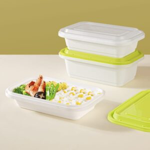 PP Injection Tamper Evident Rectangular Containers 500 650 1000ml