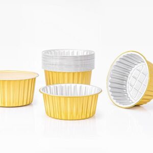 Round Aluminium Disposable Takeaway Plastic Food Containers Medium Size