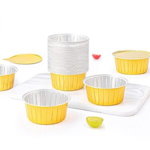 Small Size Round Aluminum Foil Food Container